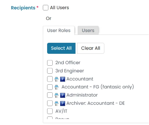 Role-Based Trigger & Automation Recipients